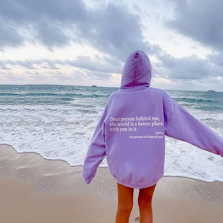 Inspirational Message Hoodie