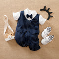 Summer Baby Boy Gentleman Jumpsuit Zee's Vibe Vault